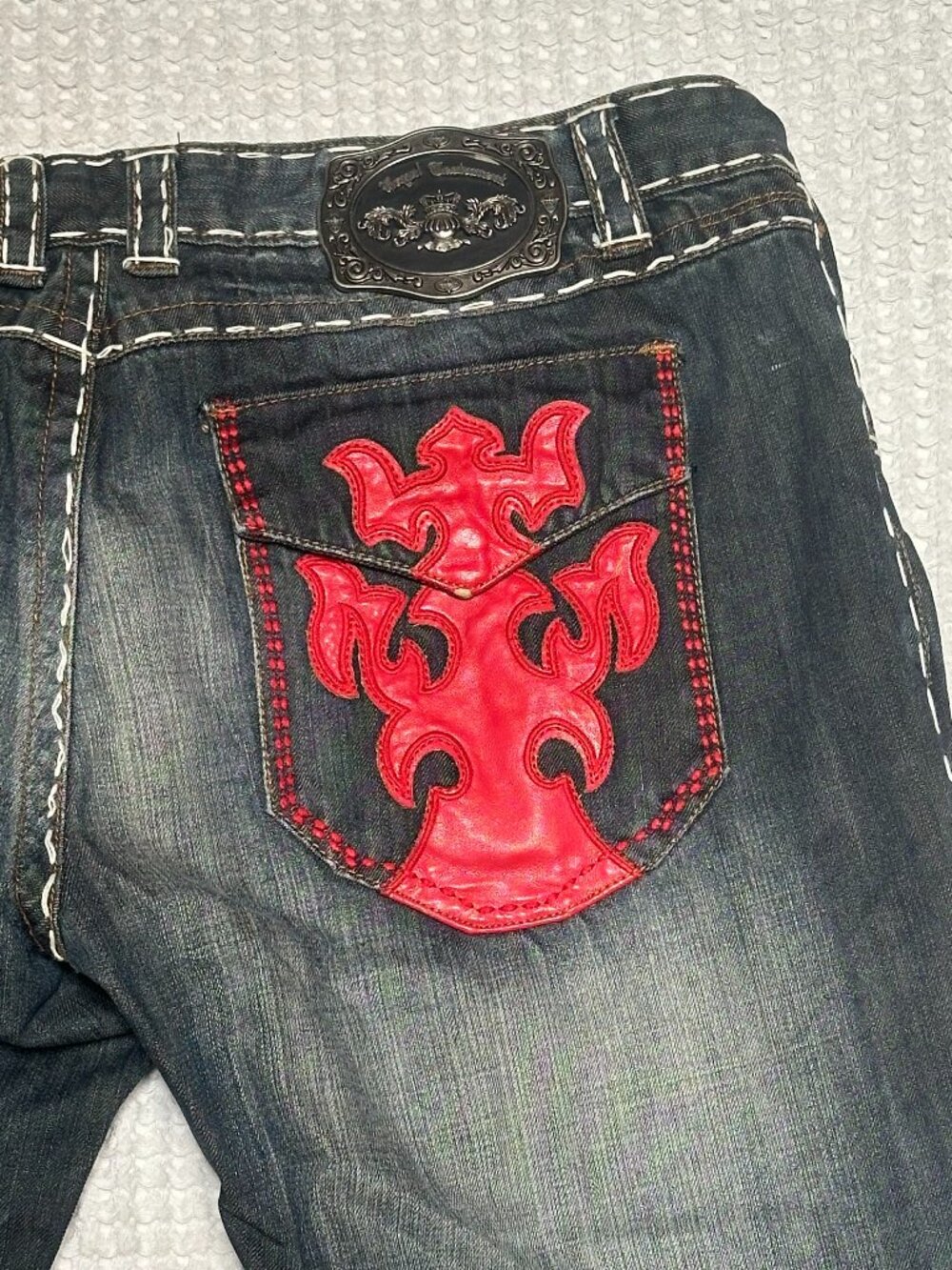 Vintage Royal Testament Thick Stitch Jeans